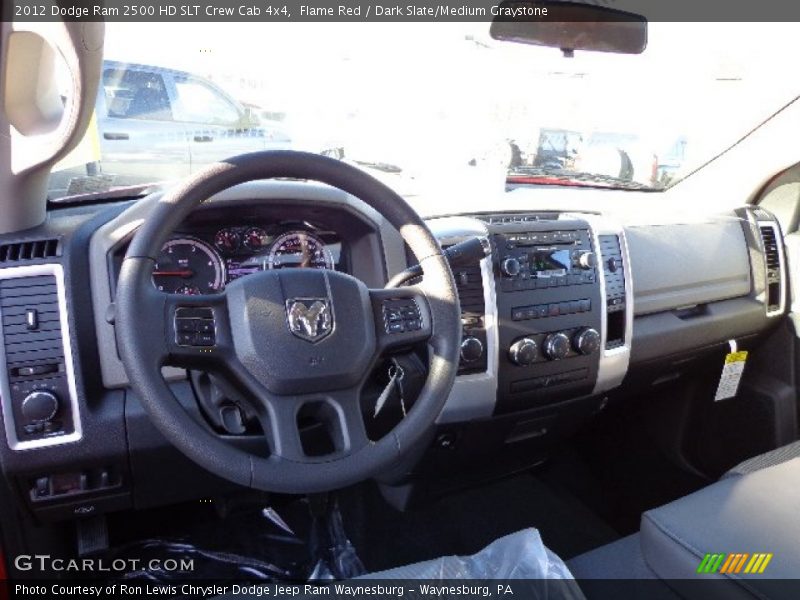 Flame Red / Dark Slate/Medium Graystone 2012 Dodge Ram 2500 HD SLT Crew Cab 4x4