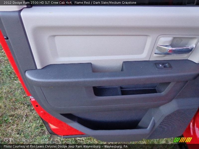 Flame Red / Dark Slate/Medium Graystone 2012 Dodge Ram 2500 HD SLT Crew Cab 4x4
