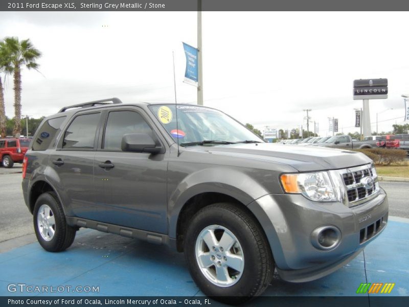 Sterling Grey Metallic / Stone 2011 Ford Escape XLS