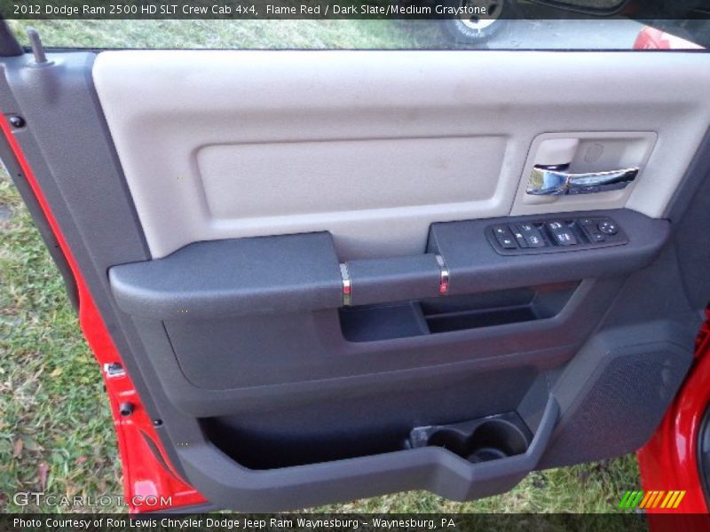 Flame Red / Dark Slate/Medium Graystone 2012 Dodge Ram 2500 HD SLT Crew Cab 4x4