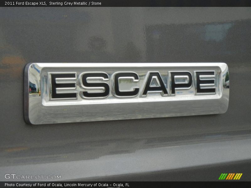 Sterling Grey Metallic / Stone 2011 Ford Escape XLS