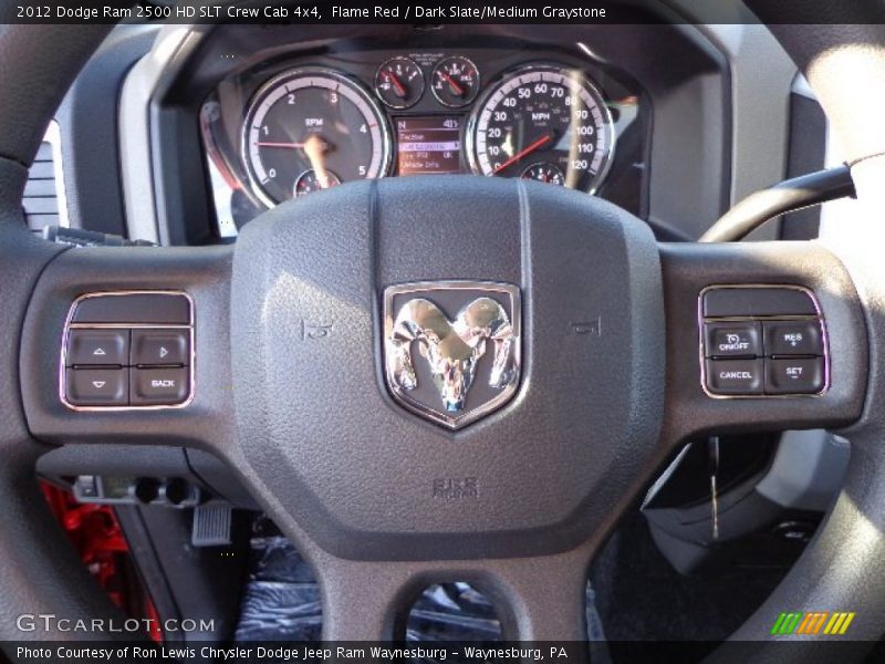 Flame Red / Dark Slate/Medium Graystone 2012 Dodge Ram 2500 HD SLT Crew Cab 4x4
