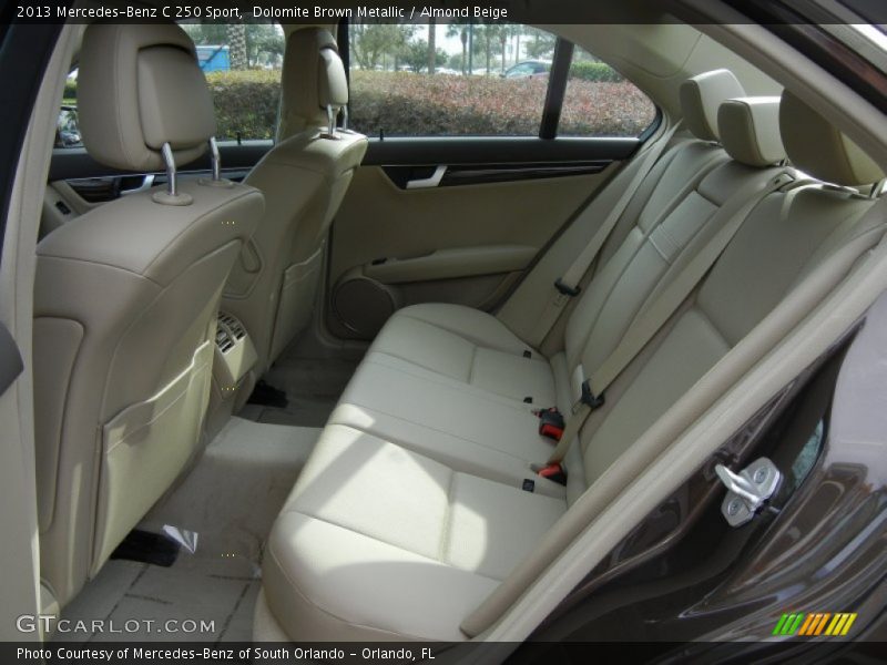 Rear Seat of 2013 C 250 Sport