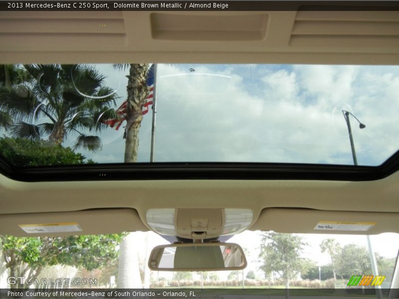 Dolomite Brown Metallic / Almond Beige 2013 Mercedes-Benz C 250 Sport