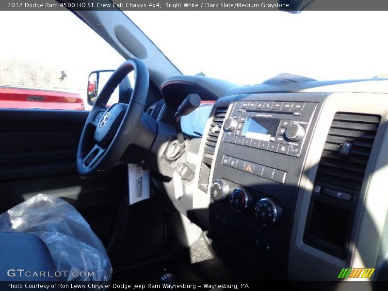 Bright White / Dark Slate/Medium Graystone 2012 Dodge Ram 4500 HD ST Crew Cab Chassis 4x4