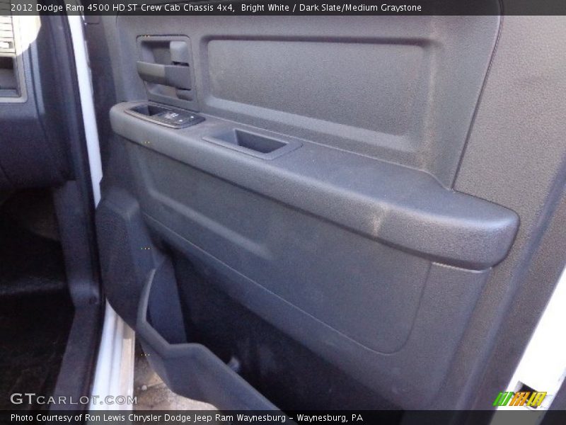 Bright White / Dark Slate/Medium Graystone 2012 Dodge Ram 4500 HD ST Crew Cab Chassis 4x4