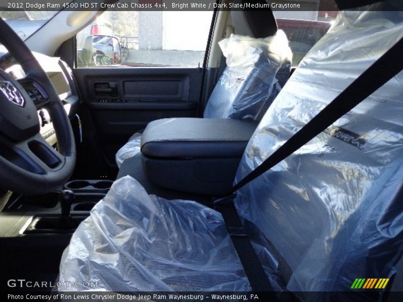 Bright White / Dark Slate/Medium Graystone 2012 Dodge Ram 4500 HD ST Crew Cab Chassis 4x4