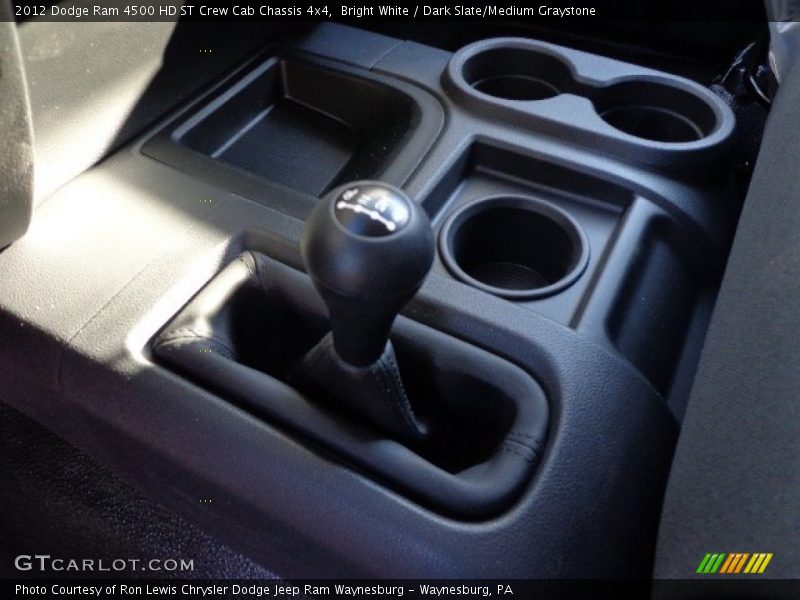 Bright White / Dark Slate/Medium Graystone 2012 Dodge Ram 4500 HD ST Crew Cab Chassis 4x4