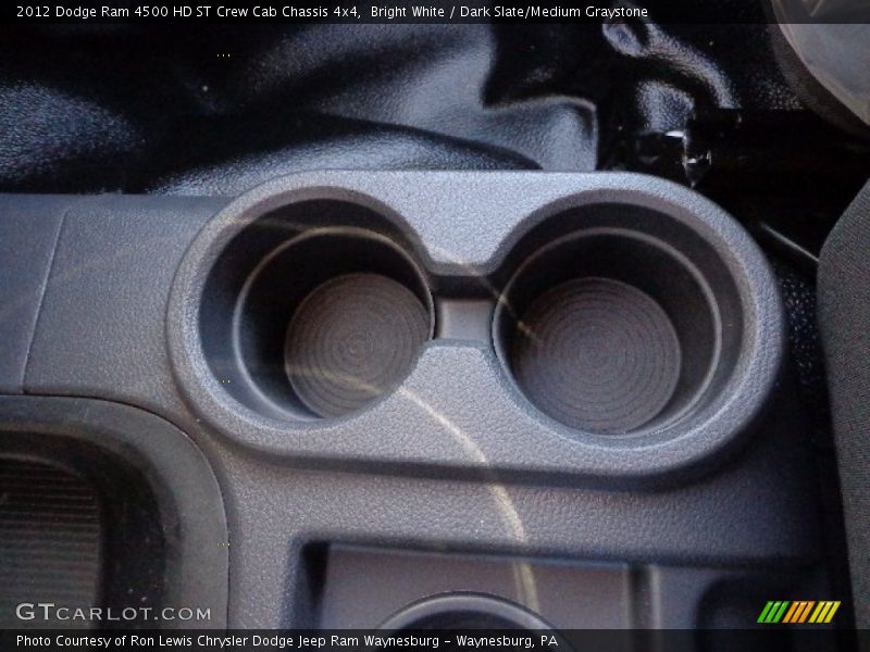 Bright White / Dark Slate/Medium Graystone 2012 Dodge Ram 4500 HD ST Crew Cab Chassis 4x4