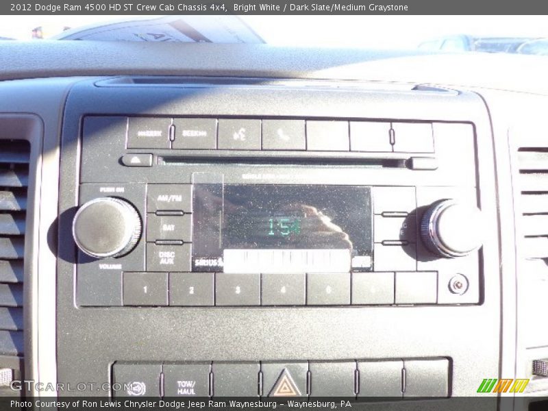 Bright White / Dark Slate/Medium Graystone 2012 Dodge Ram 4500 HD ST Crew Cab Chassis 4x4