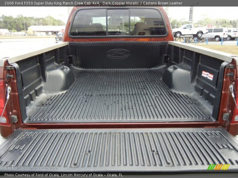 Dark Copper Metallic / Castano Brown Leather 2006 Ford F350 Super Duty King Ranch Crew Cab 4x4