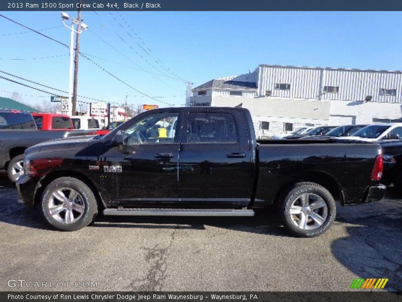 Black / Black 2013 Ram 1500 Sport Crew Cab 4x4