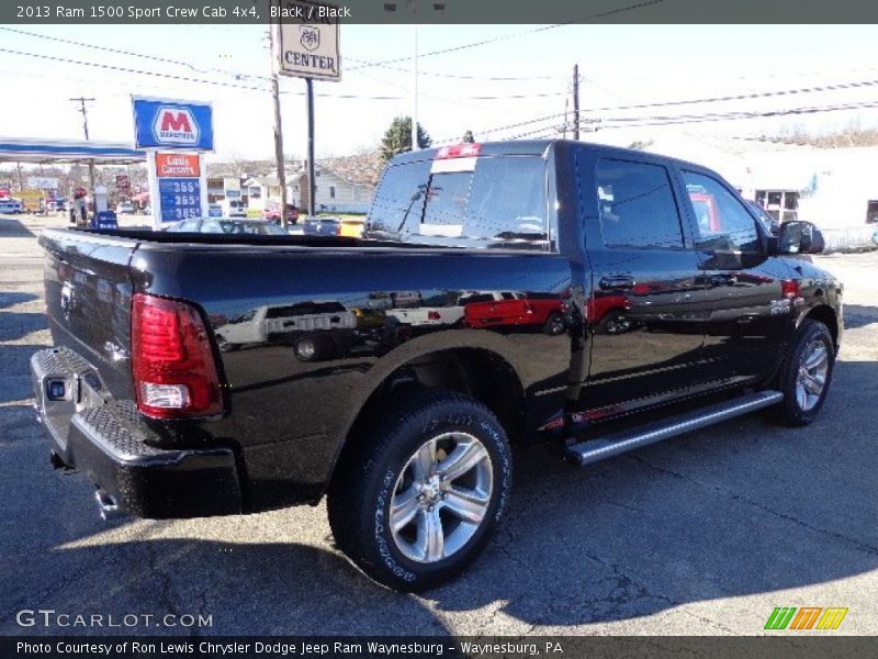 Black / Black 2013 Ram 1500 Sport Crew Cab 4x4