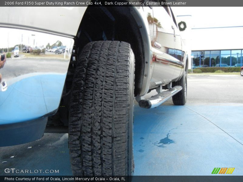 Dark Copper Metallic / Castano Brown Leather 2006 Ford F350 Super Duty King Ranch Crew Cab 4x4