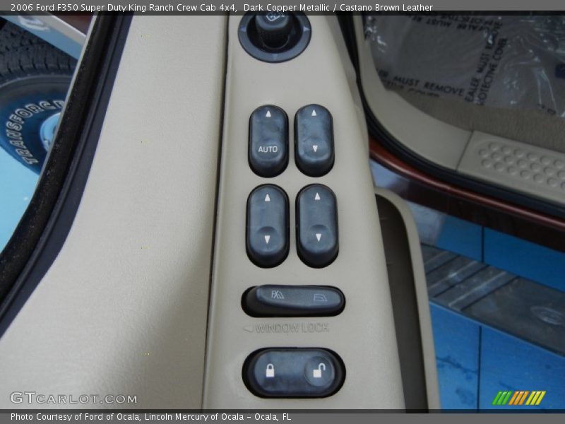 Dark Copper Metallic / Castano Brown Leather 2006 Ford F350 Super Duty King Ranch Crew Cab 4x4