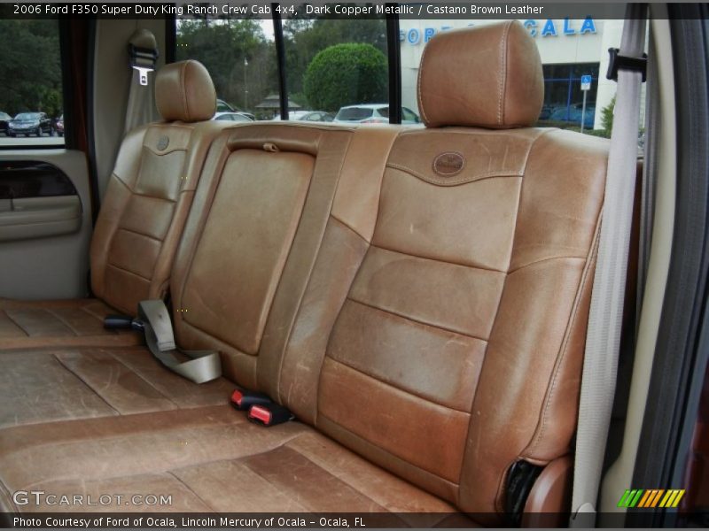 Dark Copper Metallic / Castano Brown Leather 2006 Ford F350 Super Duty King Ranch Crew Cab 4x4