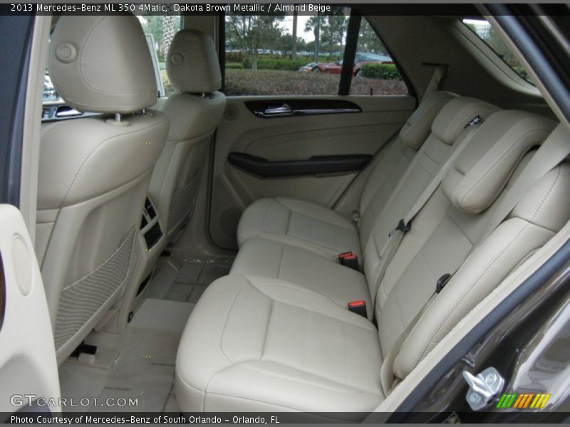 Rear Seat of 2013 ML 350 4Matic