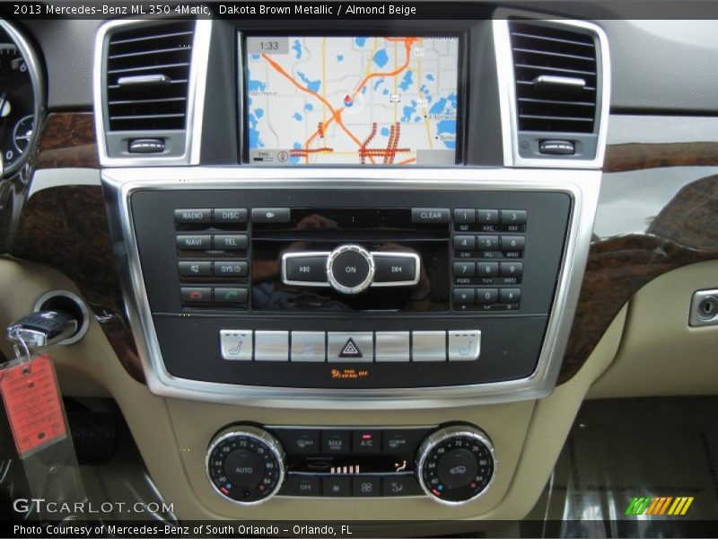 Controls of 2013 ML 350 4Matic