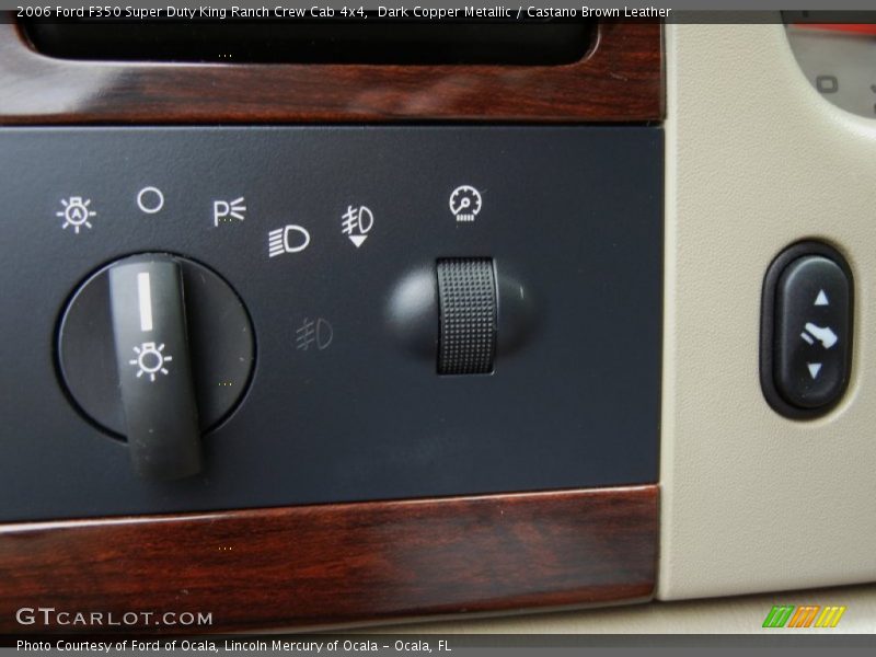 Dark Copper Metallic / Castano Brown Leather 2006 Ford F350 Super Duty King Ranch Crew Cab 4x4
