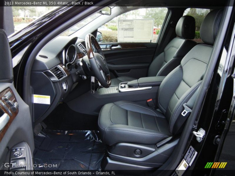 Black / Black 2013 Mercedes-Benz ML 350 4Matic