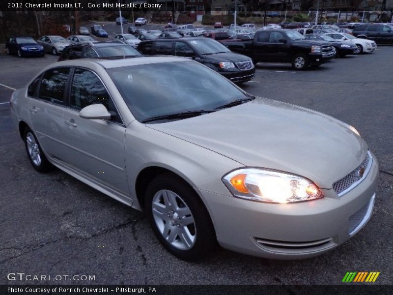 Gold Mist Metallic / Ebony 2012 Chevrolet Impala LT
