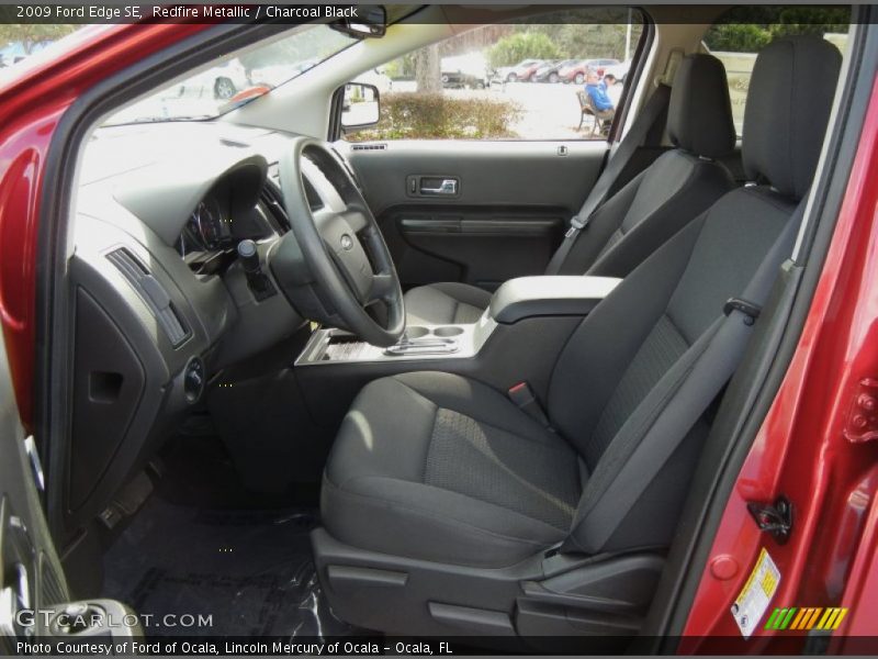 Redfire Metallic / Charcoal Black 2009 Ford Edge SE