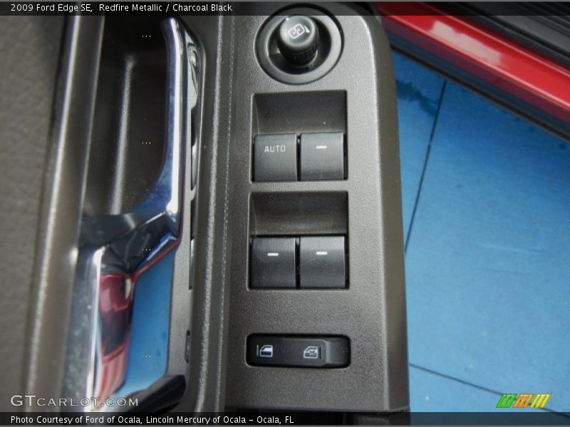 Redfire Metallic / Charcoal Black 2009 Ford Edge SE