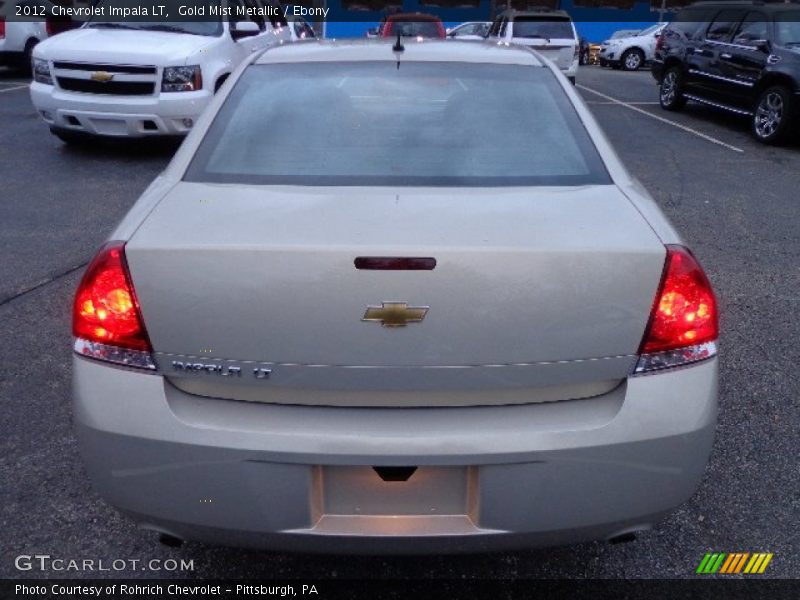 Gold Mist Metallic / Ebony 2012 Chevrolet Impala LT