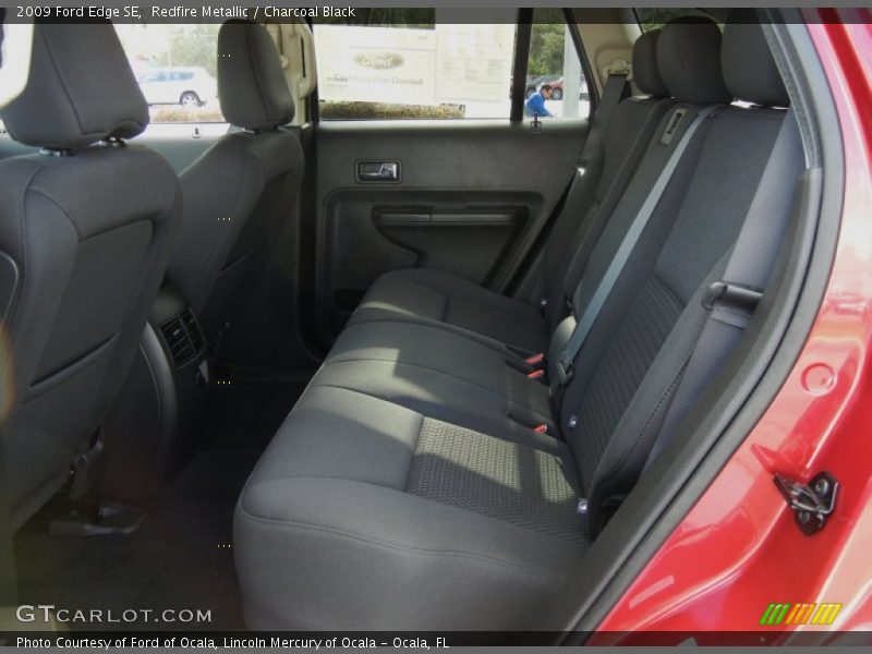 Redfire Metallic / Charcoal Black 2009 Ford Edge SE