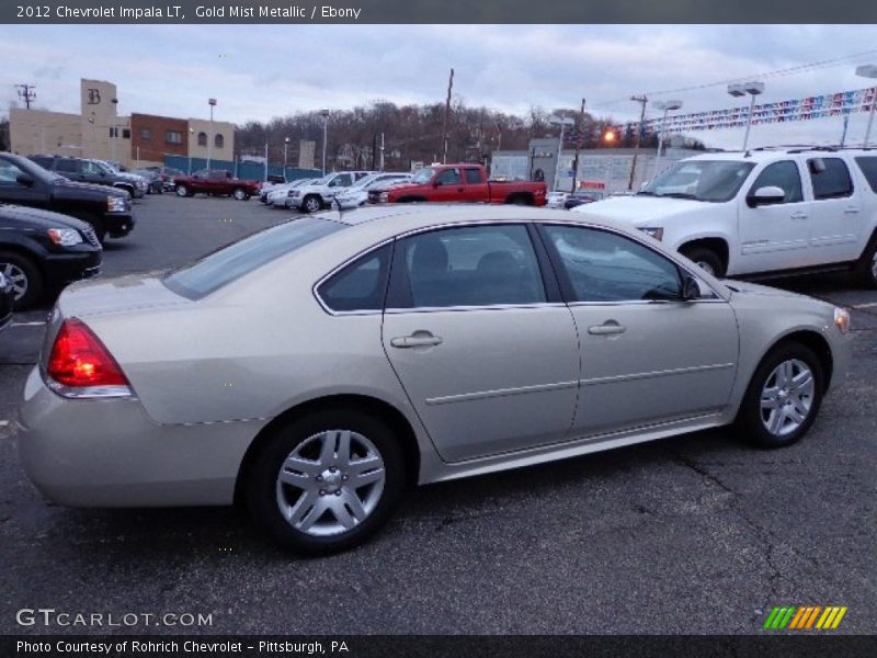 Gold Mist Metallic / Ebony 2012 Chevrolet Impala LT
