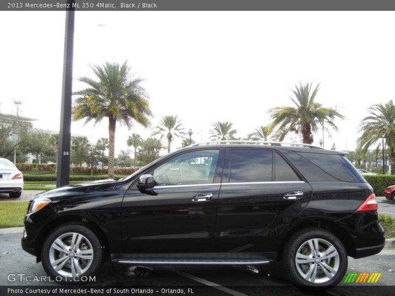 Black / Black 2013 Mercedes-Benz ML 350 4Matic