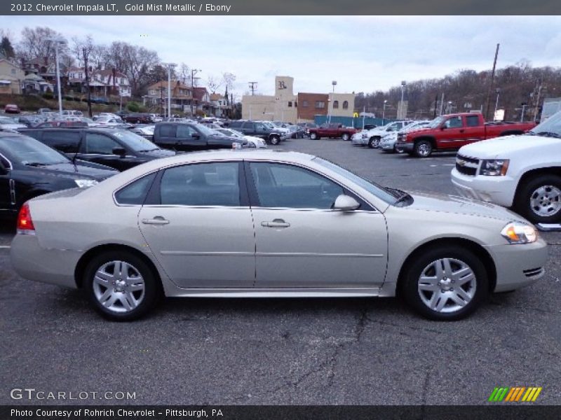 Gold Mist Metallic / Ebony 2012 Chevrolet Impala LT