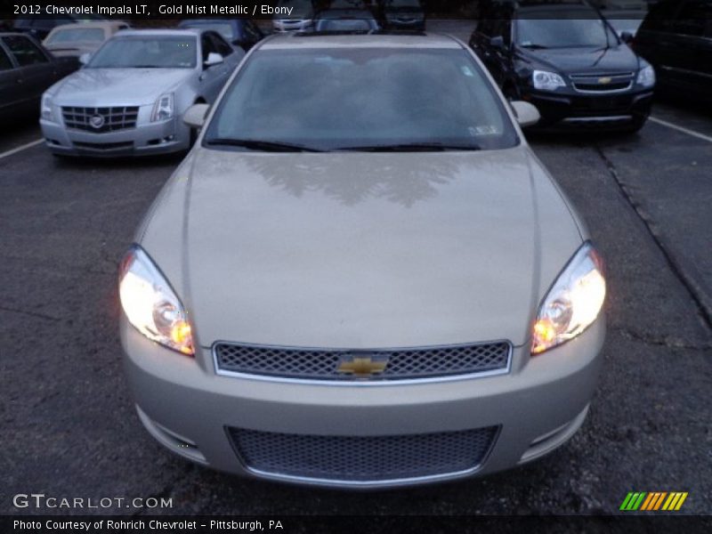 Gold Mist Metallic / Ebony 2012 Chevrolet Impala LT
