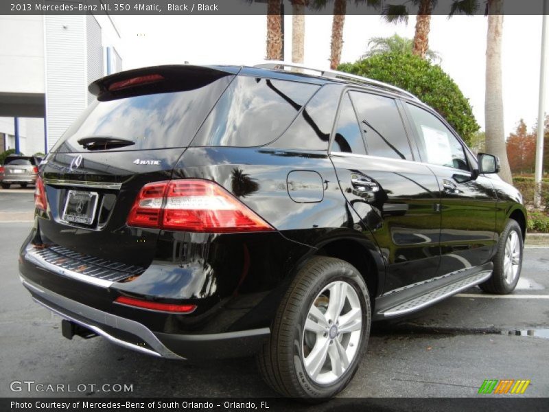 Black / Black 2013 Mercedes-Benz ML 350 4Matic