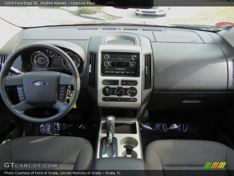 Redfire Metallic / Charcoal Black 2009 Ford Edge SE