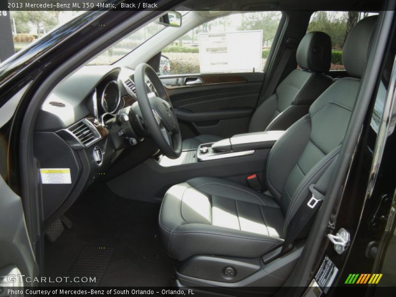 Black / Black 2013 Mercedes-Benz ML 350 4Matic
