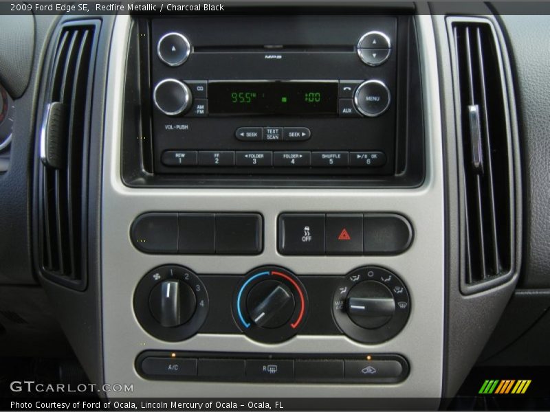 Redfire Metallic / Charcoal Black 2009 Ford Edge SE