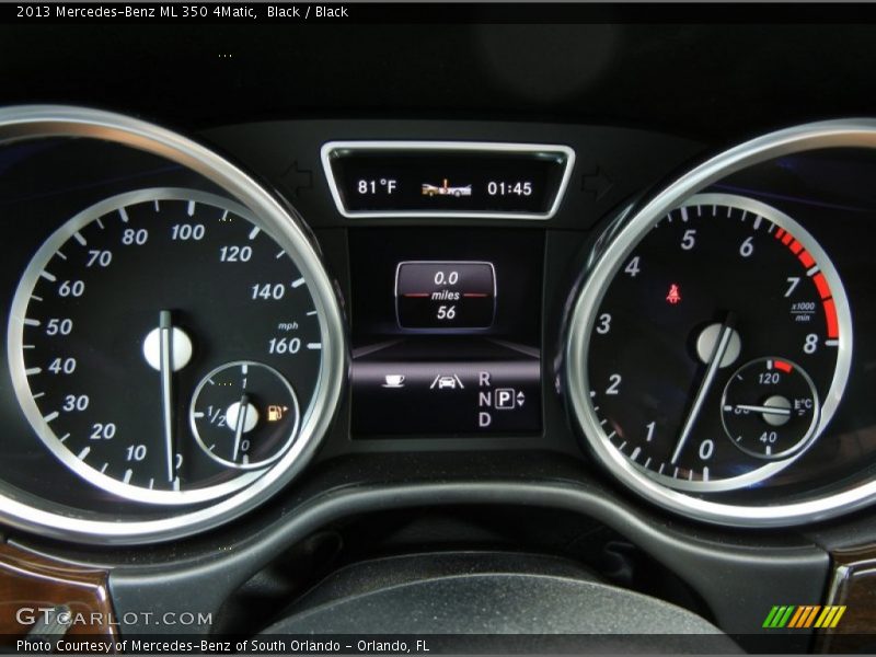 Black / Black 2013 Mercedes-Benz ML 350 4Matic
