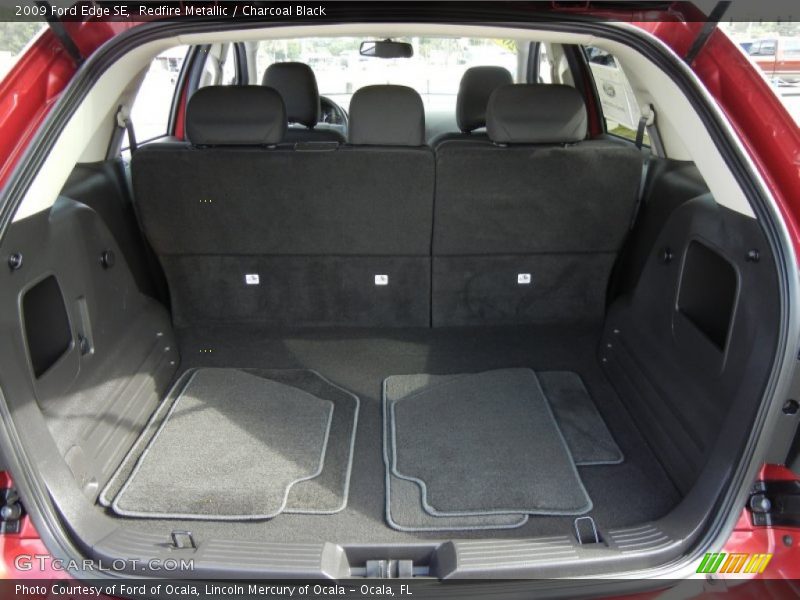 Redfire Metallic / Charcoal Black 2009 Ford Edge SE