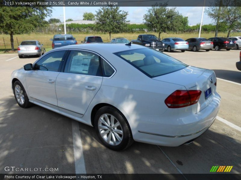 Candy White / Cornsilk Beige 2013 Volkswagen Passat 2.5L SEL