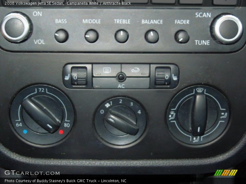 Campanella White / Anthracite Black 2008 Volkswagen Jetta SE Sedan