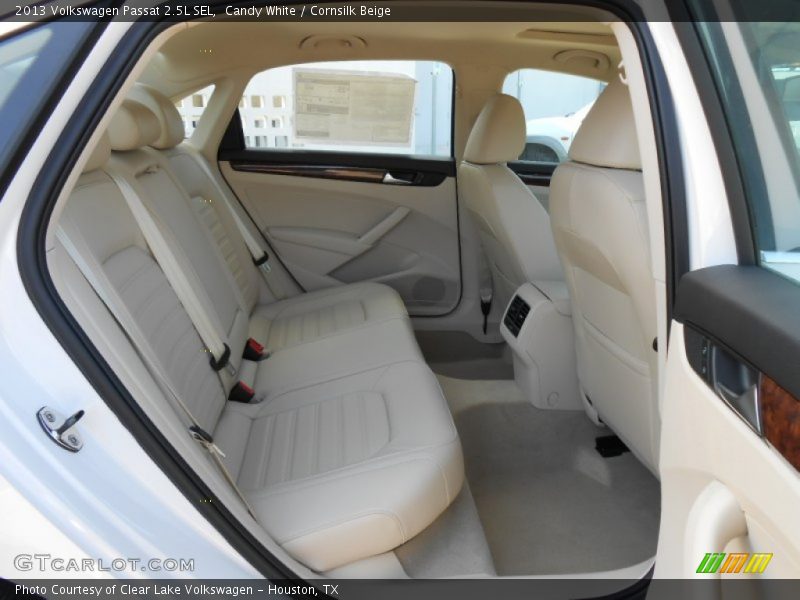 Candy White / Cornsilk Beige 2013 Volkswagen Passat 2.5L SEL