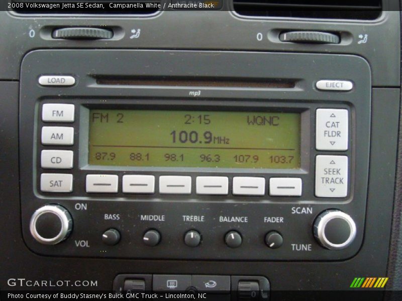 Campanella White / Anthracite Black 2008 Volkswagen Jetta SE Sedan