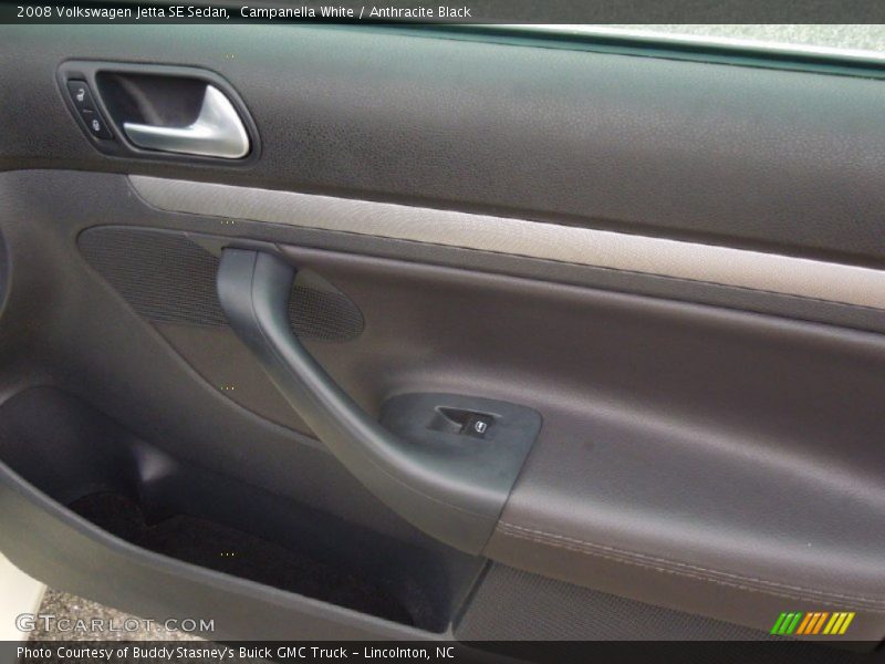 Campanella White / Anthracite Black 2008 Volkswagen Jetta SE Sedan