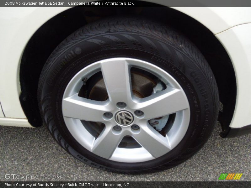 Campanella White / Anthracite Black 2008 Volkswagen Jetta SE Sedan