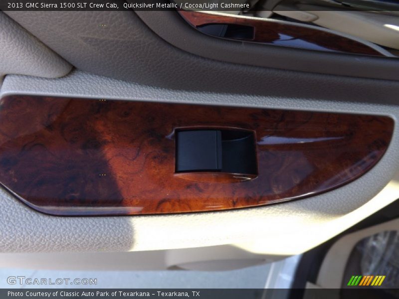 Quicksilver Metallic / Cocoa/Light Cashmere 2013 GMC Sierra 1500 SLT Crew Cab