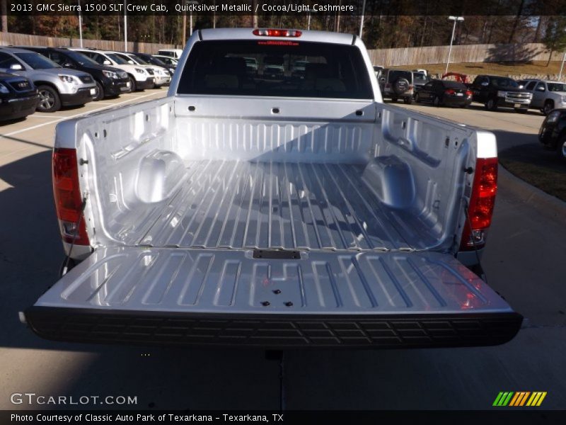 Quicksilver Metallic / Cocoa/Light Cashmere 2013 GMC Sierra 1500 SLT Crew Cab