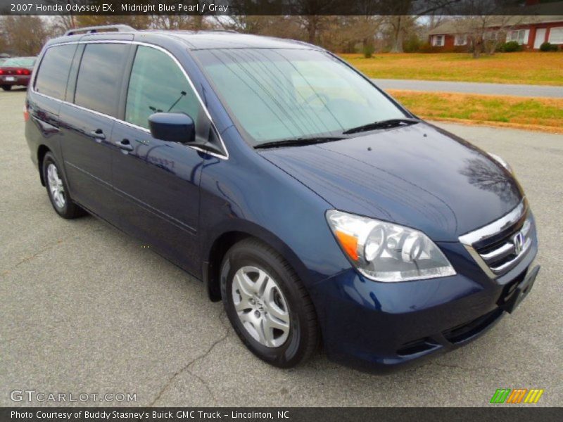 Midnight Blue Pearl / Gray 2007 Honda Odyssey EX