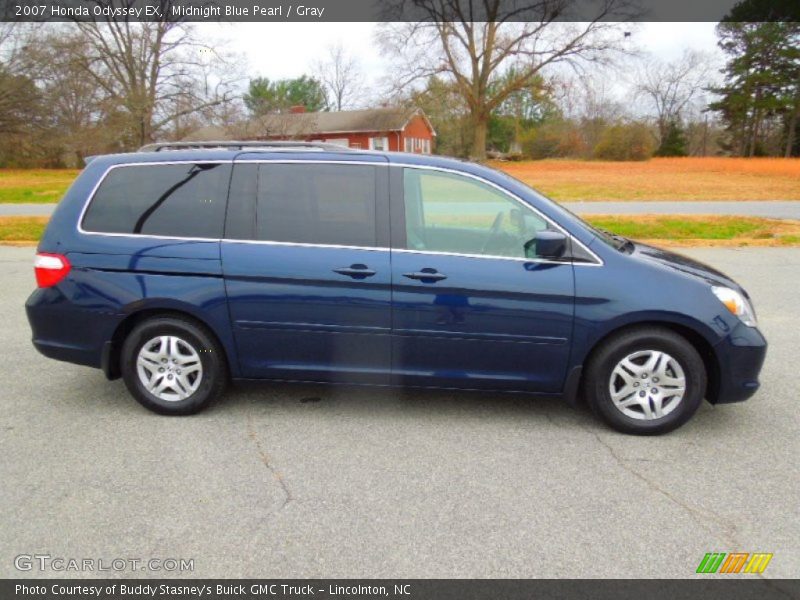 Midnight Blue Pearl / Gray 2007 Honda Odyssey EX
