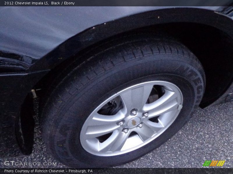 Black / Ebony 2012 Chevrolet Impala LS